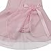 FEESHOW Kids Girls' Ruffle Flutter Sleeve Gymnastic Leotard Ballet Tutu Dress Skirt Princess Dance wear Costumes Pink 5-6
