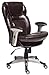 Serta Ergonomic Executive Office Chair Motion Technology Adjustable Mid Back Design with Lumbar Support, Brown Bonded Leather