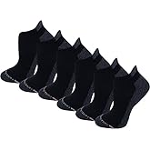 Dr. Motion 6 Pairs Womens Low Cut Ankle Cushioned Breathable Compression Socks