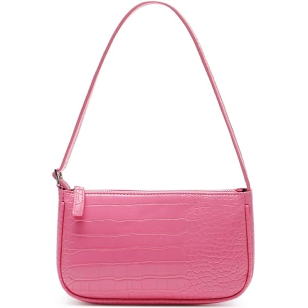 Women's Vegan Leather Hobo Shoulder Bag | Y2K Saddle Bag With 2 Removable Straps Crossbody Purse