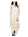 CA Mode Women's Sleeveless Floral Lace Tiered Long Irregular Party Dress