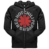 Authentic RED HOT CHILI PEPPERS Asterisk Logo Zipup Hoodie S M L XL XXL NEW