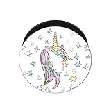 Smart Phone Expanding Stand and Grip - Cell Phone accessories (Galaxy S7, S7 Edge, iPhone SE / 6 / 6+ /6S / 7 /7+) and tablet devices (Amazon Fire, iPad / IPad Mini (Star Unicorn)