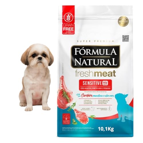 Fórmula Natural Fresh Meat Ração Seca Sensitive Para Cães Adultos Sabor Cordeiro 10,1Kg
