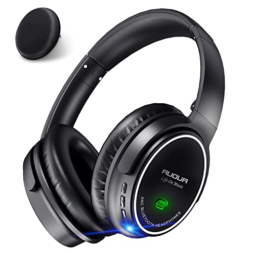Active Noise Cancelling Headphones, Wireless Over-Ear Bluetooth