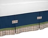 Sweet Jojo Designs Construction Zone Bed Skirt for Toddler Bedding Sets