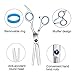 Thinning Shears Thinning Scissors 6.7 Inch Stainless Steel Hair Cutting Scissors Professional Haircut Trimming Texturizing Blending Scissors Barber Home Use Hairdressing Scissors for Women Men Kids