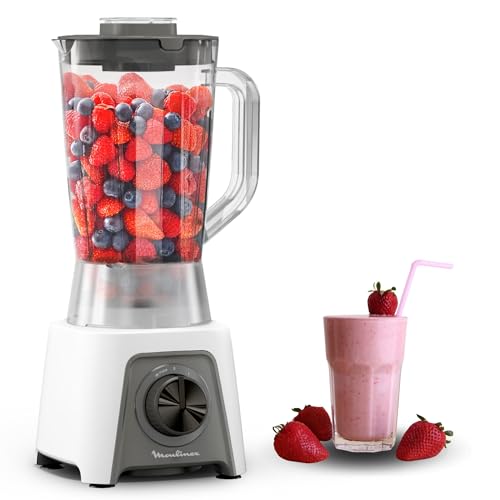 Moulinex Blendeo+ LM2C01 450W 1.5L Capacity Stainless Steel 2 Speed Ice Crusher Heavy Duty Zelkrom Blades Smart Locking Black