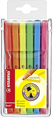 Набор маркеров Stabilo флэш 6шт (4006381131865)