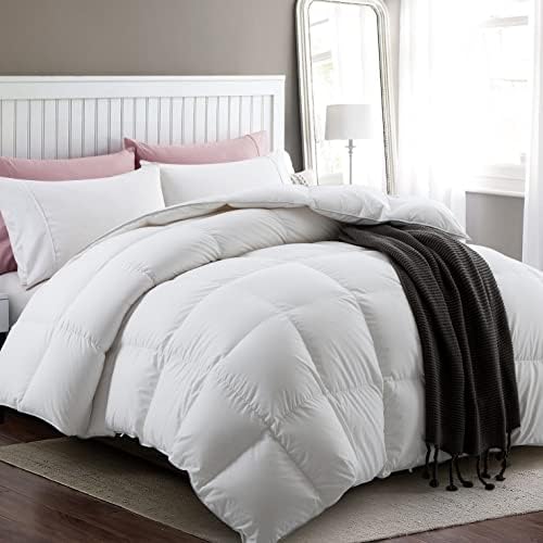 DWR Luxury Pima Cotton Goose Feathers Down Duvet Insert King All