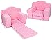 Sophia's Polka Dot Pull-Out Chair Bed for 18'' Dolls, Pink