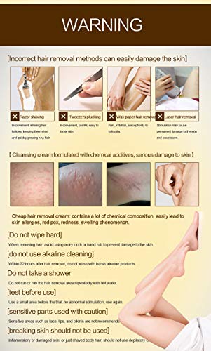 NedolQ's Hair Removal,Whitening Painless Hair Removal Private Parts Underarm Mousse Spray Foam Mousse Creams Depilatories (Color) - Thumbnail 4