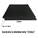 48 Pack BLACK RED Acoustic Foam Panel Wedge Studio Soundproofing Wall Tiles 12