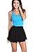 ACEVOG Women's Stretch Waist Flared Skater Skirt Dress Mini Skirt