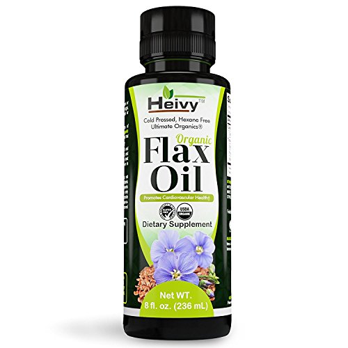Buy Heivy Flax Oil, Source of Vegetarian Omega3 6 9, Promotes