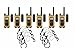 Motorola Talkabout T402 FRS/GMRS Two-Way Radio 6-Pack with 6 PTT Earpieces