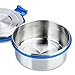 LunchBots Clicks Salad Container (4 Cup) - Stainless Steel Food Container with Leak-Proof Lid - Great for Salad, Leftovers and Healthy Lunches - Eco-Friendly, Dishwasher Safe and BPA-Free