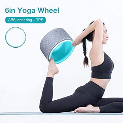 SinceY Yoga Wheel Aro Yoga 6 Pulgadas, Capacidad de Carga de ...