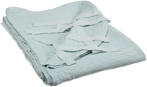 Belle Epoque Europa Matelasse Twin Bedcap, Slate