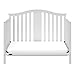 Graco Solano 4-in-1 Convertible Crib With Mattress, White, Converts to Toddler Bed Day Bed or Full Bed, Three Position Adjustable Height Mattress (Premium Mattress Included)