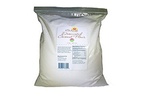image for Esutras Organics Desiccated Coconut Flour, 5 Pound