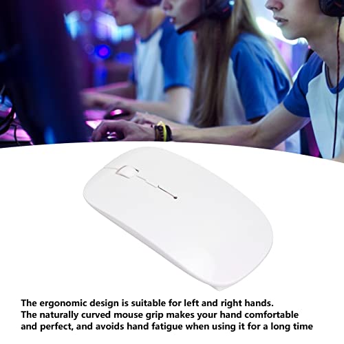 EKOPED Wireless Mouse 2.4g Dual Mode 1200dpi Sensitive UltraThin White