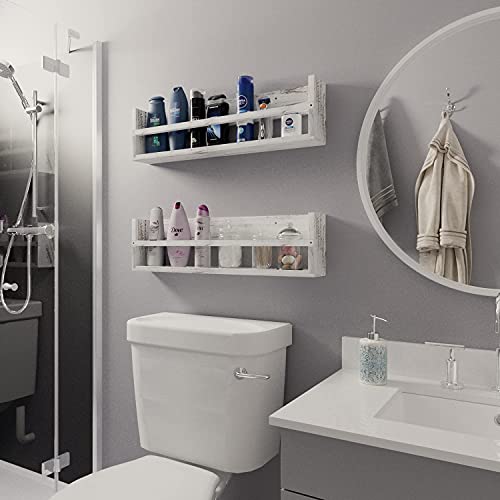 brightmaison Polynez 30" Floating Shelves for Wall Decor, Kids