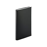 Lihit Lab File Clear Book A4 40 Pockets, Black