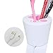 IEGROW Study Desk Lamp for Girls, Flexible USB Touch LED Lamp with 3 Level Dimmer and Plant Pencil Holder （Pink）