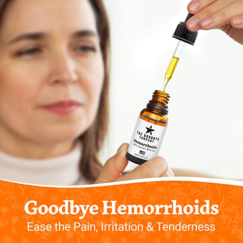 Goodbye Hemorrhoids Natural Vegan Hemorrhoid Healing Serum, Cream to
