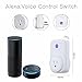 WiFi Smart Plug, Wireless Socket Outlet Switch Timer, Works with Amazon Alexa Google Assistant IFTTT with Smartphone APP, Turn on/off Switch, LED Indicator for Home Appliances