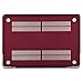 MOSISO Compatible with MacBook Pro 13 inch Case M2 2023, 2022, 2021-2016 A2338 M1 A2251 A2289 A2159 A1989 A1708 A1706 with/Without Touch Bar, Plastic Hard Shell&Screen Protector, Wine Red