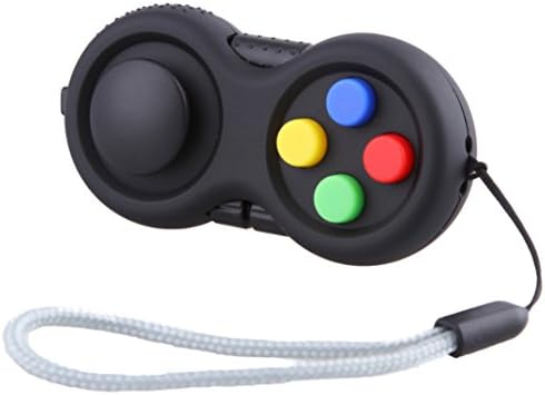 Fidget Pad -Ybetter 9 Features Portable Fidget Pad Fidget Toy Hand Shank, Perfect for Children and Adults Release Stress and Anxiety, OCD, ADD, ADHD, Improve Focus, Skin Picking, Nail Bitting