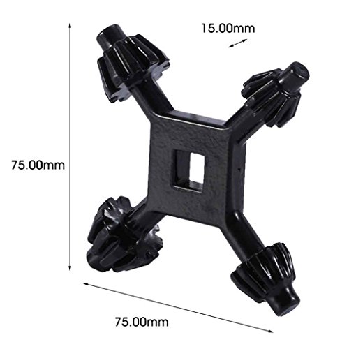 Tralntion Universal 4 in 1 Drill Chuck Keys Four Heads Drill Chuck Wrench Drill Power Tool