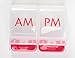Ezy Dose 1 Day Am/pm Push Button Pill Reminder, 5-Pack
