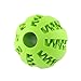 chuangwei Wangstar Dual Pet Dog Toy Balls, Nontoxic, Bite Resistant Rubber Balls, Tooth Cleaning Ball, Chew Training Ball Toy, Green