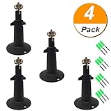 Arlo Outdoor Security Mount Designed for Arlo and Arlo Pro Cameras (4Pack - Metal,Black)