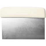 Dexter-Russell - Sani-Safe 19783 6" x 3" White Dough Cutter/Scraper with Polypropylene Handle