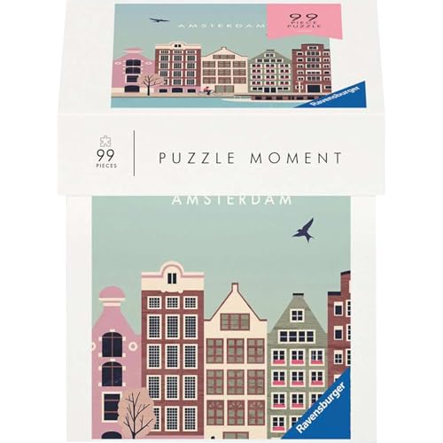 Ravensburger Puzzle Moment - Amsterdam - 99 Piece Puzzle | Premium Quality Made in Europe | FSC-Certified Materials at Amazon
