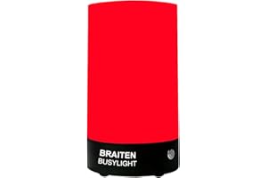 BRAITEN Busy Light for Office, Do Not Disturb Light,Remote Work LED Status Indicator, Red/Green, 2-Color Display for Meetings,Work Normally While Plugged in (Latest Upgraded Model)