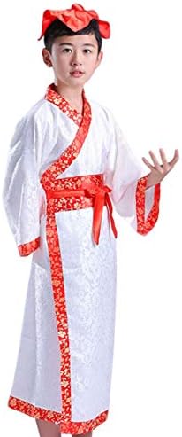 Gtagain Chinese Style Hanfu - Unisex Children Stage Show Cosplay Dance Performances Traditional Ancient Retro National Costume Fancy Dress