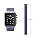 Apple Watch Band, [Unique Magnet Lock] Fintie 42mm Milanese Loop Stainless Steel Bracelet Smart Watch Strap for Apple Watch Series 1 Series 2 42mm All Models, No Buckle Needed - BLUE
