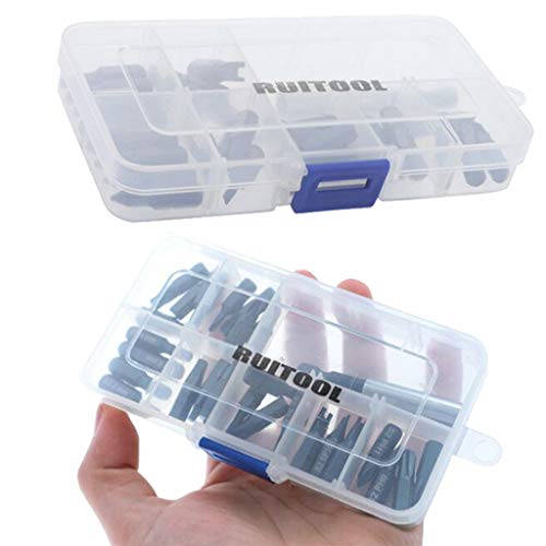Pulison Magnetic Screwdrivers Bits Set Professional Magnetic Impact Screwdriver Bit Holders Set 29 Pcs 1/4 Drill Holder with Strong Magnetics