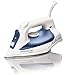 Rowenta DW2070 Effective Comfort 1600-Watt Steam Iron Stainless Steel Soleplate with Auto-Off, 300-Hole, Blue