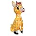 ProductWorks Pre-Lit Rudolph The Red-Nosed Reindeer Clarice Christmas Yard Art Decoration with Clear Lights, 18
