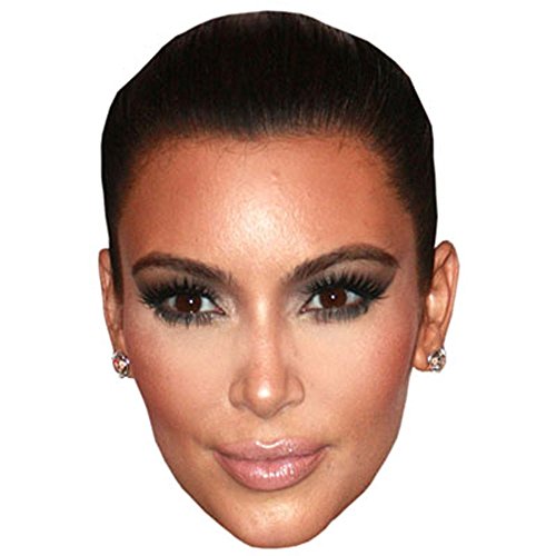 Kim kardashian celebrity mask, cardboard face and fancy…
