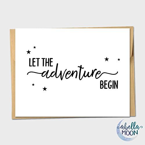 Let the Adventure Begin Greeting Card - Encouragement Card, Graduation Card, Begin College Card