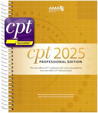 CPT Professional 2026 and CPT Quickref App Bundle: 9781640163324: Medicine  & Health Science Books @ Amazon.com