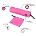 Relefree Premium Microfiber Towel for Travel, Sports & Outdoors FREE Hand/Face Towel & Mesh BAG, Antibacterial Quick-dry (Pink)