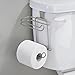 InterDesign Classico Bathroom Over Tank 2 Roll Toilet Paper Holder – Double Roll Tissue Paper Storage - Satin